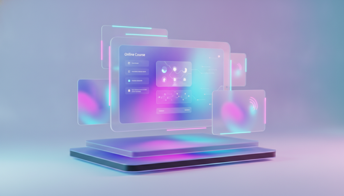 sleek digital product mockup w...