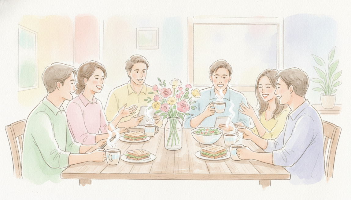 soft watercolor style illustra...