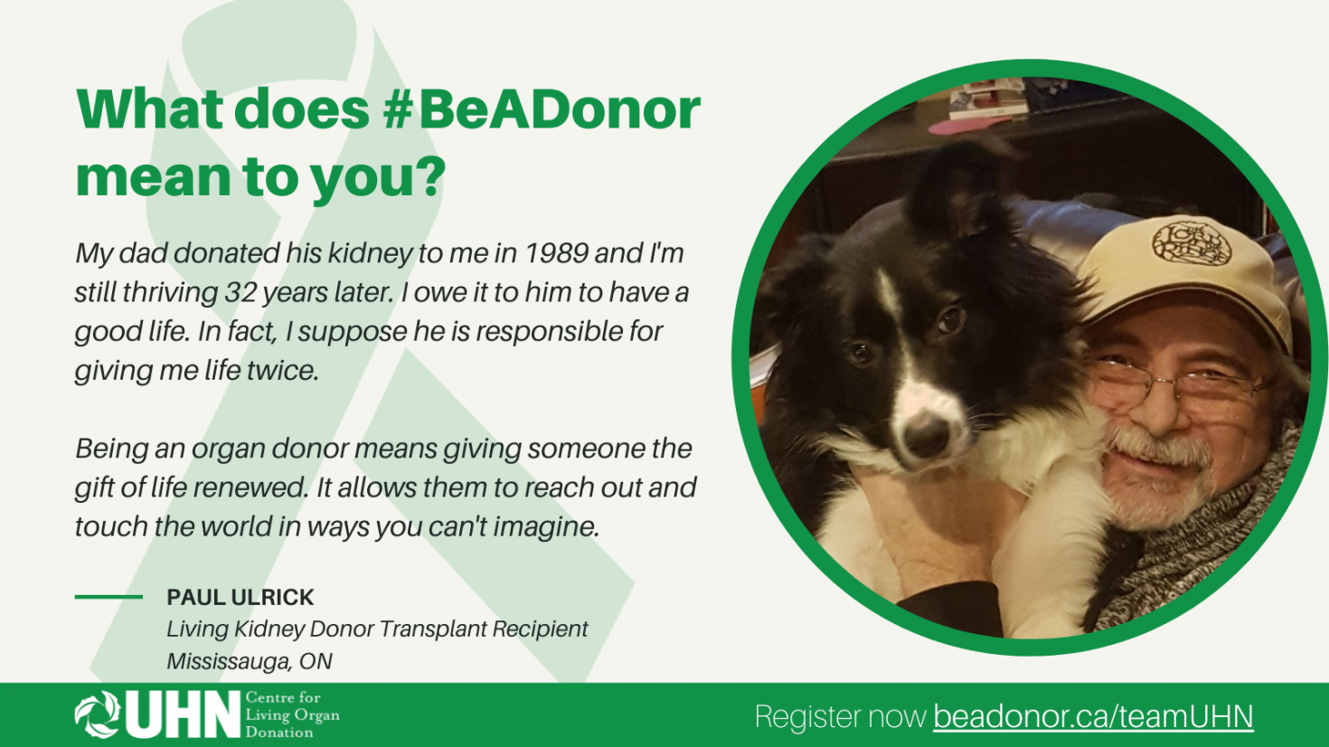 Register to be an organ donor