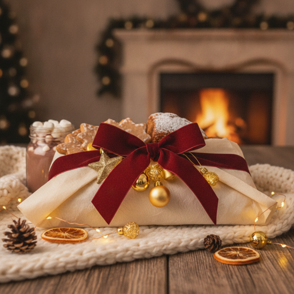 Cozy holiday treat bundle with...