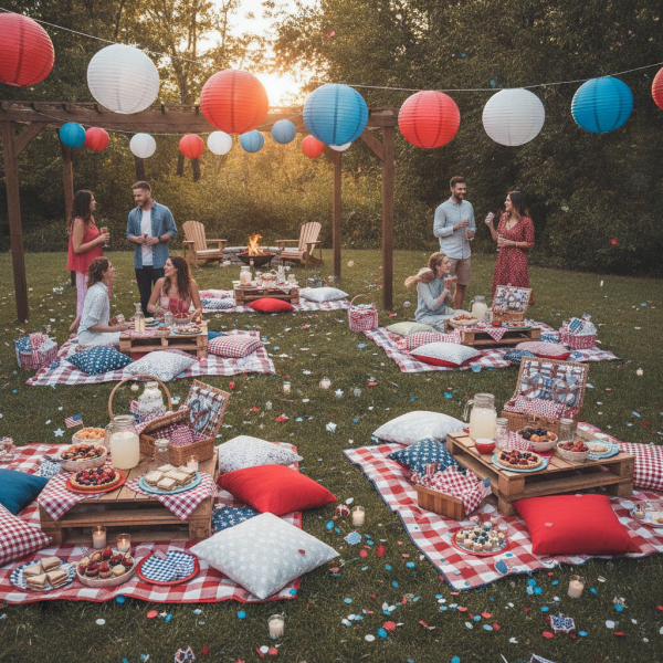 backyard summer gathering setu...