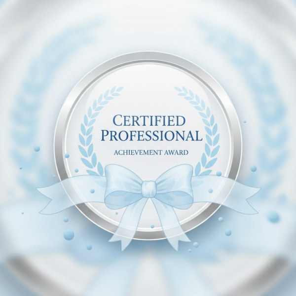 Clean professional certificate...
