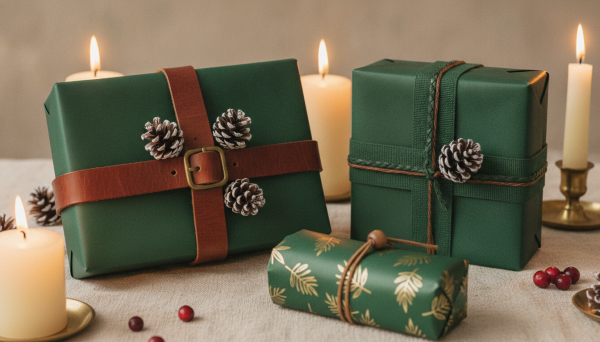 Classic holiday gifts with dar...