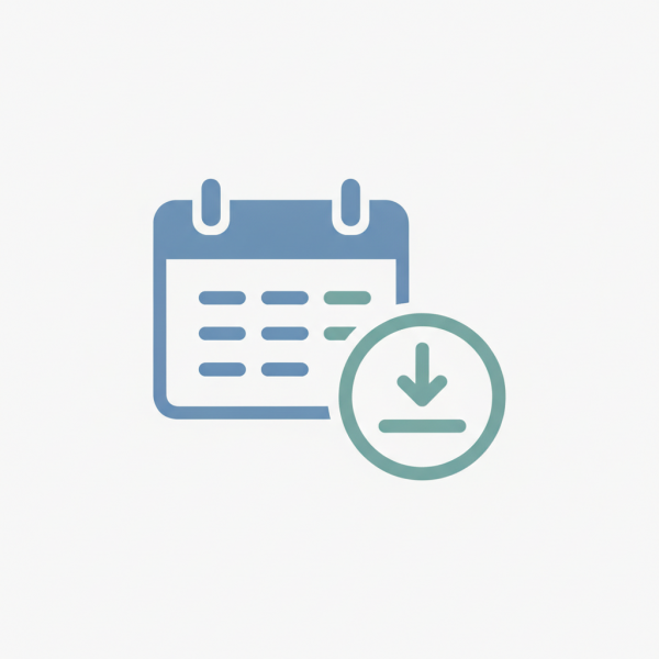 minimal calendar and budget li...