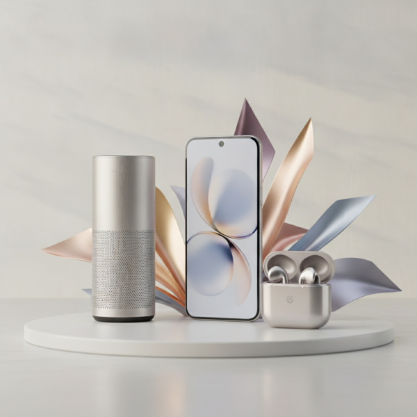 Modern product display on a cl...