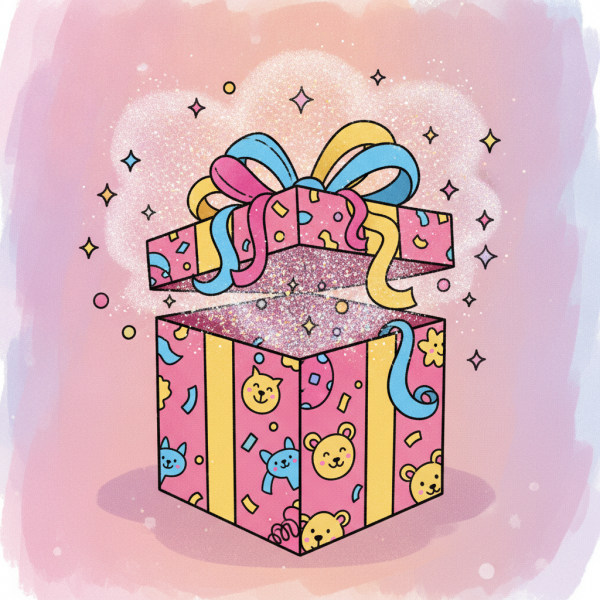 playful wrapped grand prize bo...
