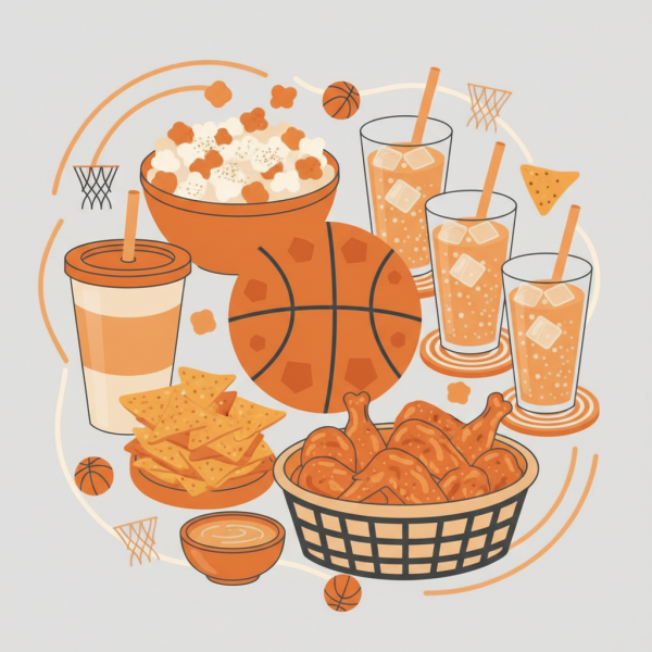 Flat illustration of basketbal...