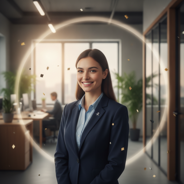 Professional employee portrait...