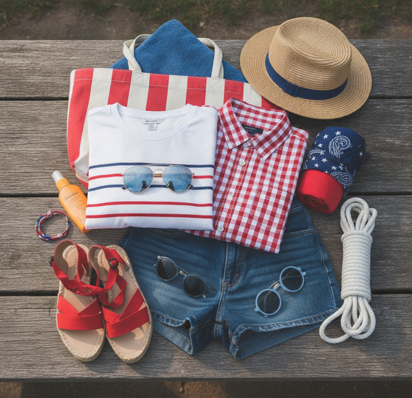 Fourth of July casual apparel ...