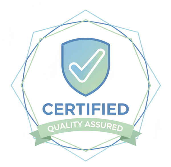 modern certificate badge with ...