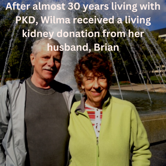 Click and scroll down for Wilma & Brian`s story