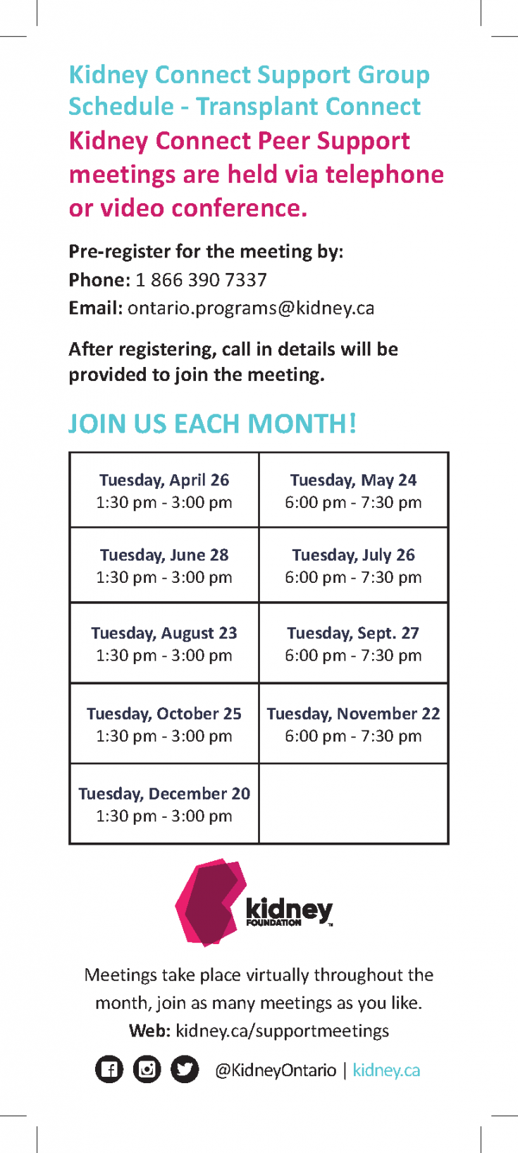 Register for details