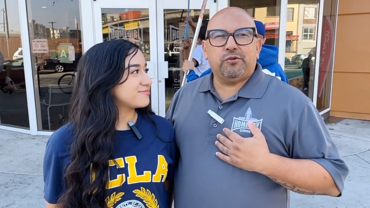 Cianna Ulloa and her Dad, Cesar Ulloa